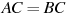 ac = bc