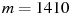 описание: m = 1410