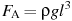 описание: f_{ m{a}} = ho gl^3